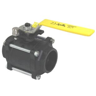 Apollo® 83R-240 Series 83R-247-01 Ball Valve With Actuator Ready ISO 5211 Mounting Pad, 1-1/2 in, Socket Weld, 800 psig