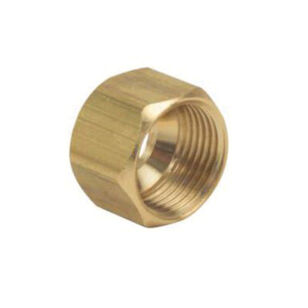 BrassCraft® 61 Series 61-6 Compression Nut, 3/8 in OD Compression, Brass, Rough