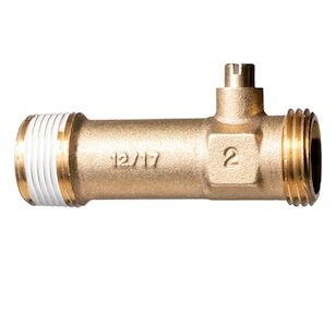 Drain Valve: Brass, Low Restriction Ball Valve (3/4'' NPT X 2 21/100'' Overall Length)