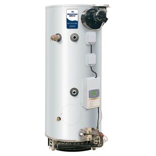 65 Gallon Commercial Gas (Liquid Propane) Atmospheric Vent ASME Water Heater with Induced Draft and Electronic Ignition