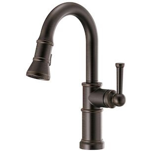 BRIZO® Artesso® 63925LF-RB Prep Faucet, Deck, Pull-Down, Venetian Bronze®