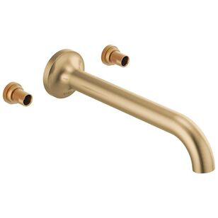 BRIZO® Odin® T70475-GLLHP Tub Filler, 3-Hole Faucet, Brass, Luxe Gold, 9.3 gpm