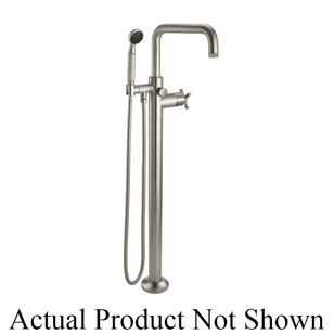California Faucets® Descanso® 0911-30K.20-PBU Tub Filler, Brass, Polished Brass Uncoated, 2 gpm