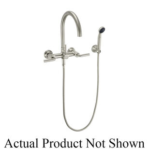 California Faucets® Descanso® 1006-30K.18-LSG Tub Filler, 1/2 in, NPT, Brass, Satin Gold, 1.8 gpm