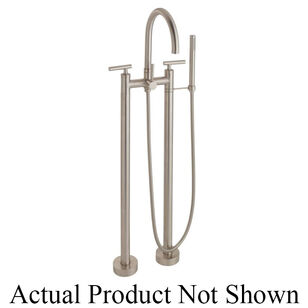 California Faucets® Asilomar® 1103-62.20-PBU Tub Filler, Brass, Polished Brass Uncoated, 2 gpm