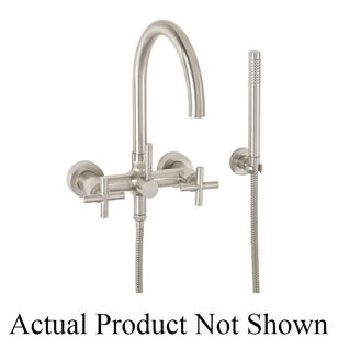 California Faucets® Asilomar® 1106-66.18-LSG Tub Filler, 1/2 in, NPT, Brass, Lifetime Satin Gold, 1.8 gpm