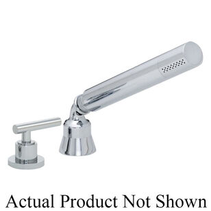 California Faucets® Tiburon™ 66.62.20-SN Hand Shower and Diverter Trim Only, 2 gpm, 84 in L Hose, MIP, Satin Nickel