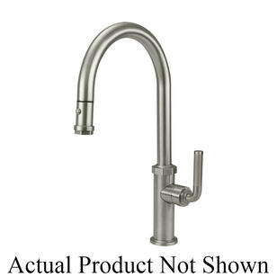 California Faucets® Descanso® K30-100-KL-GRP Kitchen Sink Faucet, Deck, Pull-Down, Graphite