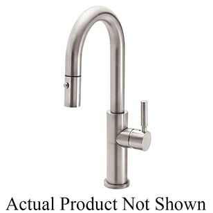 California Faucets® Corsano® K51-101-FB-MBLK Bar/Prep Kitchen Faucet, Deck, Pull-Down, Matte Black
