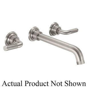 California Faucets® Descanso® TO-V3002K-9-LSG Lavatory Faucet Trim Only, 2-Handle, Wall, Vessel, Lifetime Satin Gold