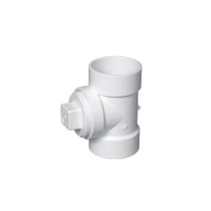 CHAR PVC-444X-10IN CO TEE&PLG
