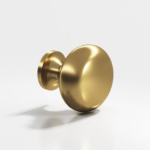 COLONIAL BRONZE 191-4 1IN KNOB SATIN BRASS