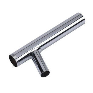 Dearborn® 817TB-1 Branch Tailpiece, 1-1/4 in Dia, 8 in L, Threaded, Brass, Chrome-Plated
