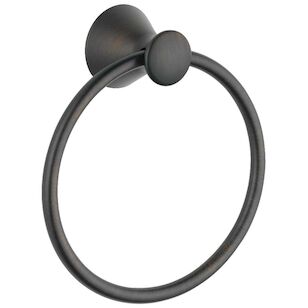 DELTA® Lahara® 73846-RB Towel Ring, 7-7/16 in Dia Ring, 8-3/16 in OAH, Zinc