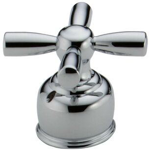 DELTA® H66 Cross Handle Set, Metal, Chrome