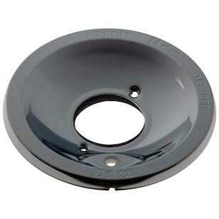 DELTA® RP21634 Deep Escutcheon With Pushbutton Diverter, Round, Brass, Chrome
