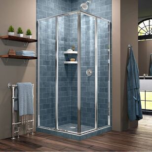 DREAMLINE SHEN-8134340-01 CORNERVIEW FRAMED SLIDING SHWR