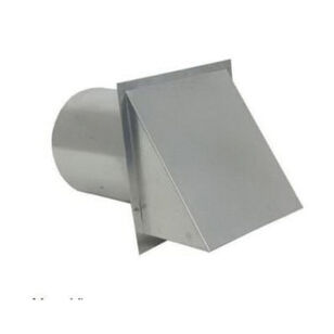 Famco SWV8 Wall Vent With Screen, 8 in, 28 ga, Steel