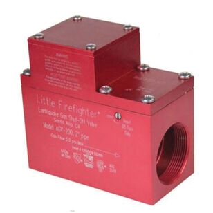 FIREFIGHTER Gas Safety Products AGV Series AGV-200 Horizontal Shut-Off Valve, 2 in, Aluminum, 5 psi