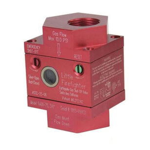 FIREFIGHTER Gas Safety Products VAGV Series VAGV-075 Vertical Shut-Off Valve, 3/4 in, Aluminum, 10 psi