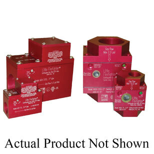 FIREFIGHTER Gas Safety Products VAGV Series VAGV-125 Vertical Shut-Off Valve, 1-1/4 in, Aluminum, 10 psi