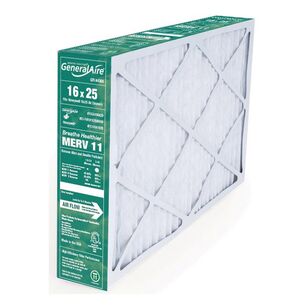 General Filters 4366 Cartridge Filter, 16 in W, 25 in H, 4-1/2 in D, 11 MERV