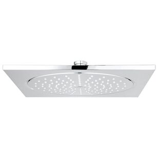 GROHE Rainshower™ 26881000 Shower Head, 1.75 gpm, 1-Spray, 10 in L x 10 in W x 1-5/8 in H Head, StarLight Chrome