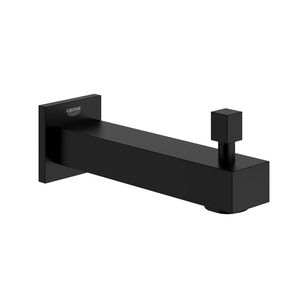 GROHE Eurocube® 133072430 Diverter Tub Spout, 1/2 in, NPT, Metal, Matte Black