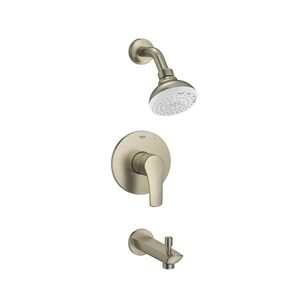 Eurosmart Pressure Balance Valve Tub/Shower Combo