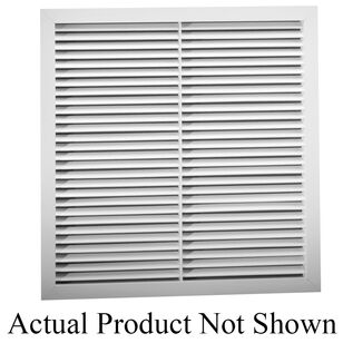 Hart & Cooley® RH45T Series 045520 T-Bar Return Air Grille, 22 x 22 in, 3/4 in Grille Spacing, Aluminum