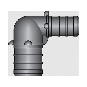 HeatLink® 18225 Elbow, 3/4 in F2159 PEX x 1/2 in F2159 PEX, Polyphenylsulfone