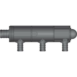 3 Port Single Row, 3/4'' PEX x Closed End HPP Multiport Tee