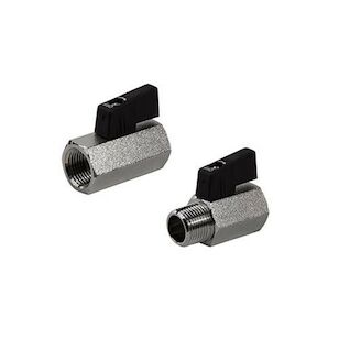 Standard Port, 1 Piece, Threaded Connection, Mini Valves, 450 WOG
