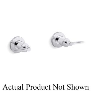 KALLISTA® P24508-LV-ULB Wall-Mount Bath Faucet Lever Handle, Brass, Unlacquered Brass