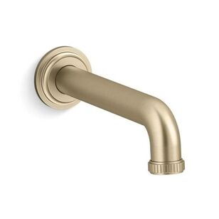 KALLISTA® Central Park West™ P21250-00-BAF Bath Spout, 1/2 in, NPT, Brass, Brushed French Gold