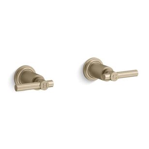 KALLISTA® P21356-LV-BAF Handle, Brass, Brushed French Gold