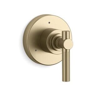 KALLISTA® Central Park West™ P21385-LV-BAF Valve Trim, Lever Handle, 1-Handle -Handle, Brass, Brushed French Gold