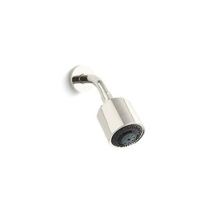 KALLISTA® Foundations® P21501-00-SN Showerhead With Arm, 1.75 gpm, 3 -Spray, 3-3/16 in Dia Head, Polished Nickel