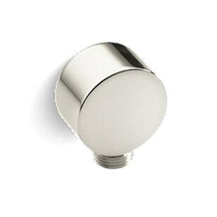 KALLISTA® Foundations® Series P21661-00-SN Wall Supply Elbow, 1-1/8 in L, 1/2 in, NPT, Brass, Polished Nickel