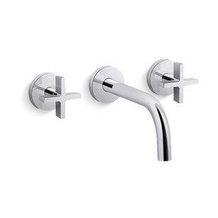 KALLISTA® One™ P21803-LV-CP Bathroom Sink Faucet, Wall, Chrome