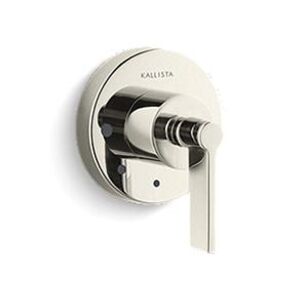 KALLISTA® One™ P24423-LV-SN Volume Control Valve Trim, Lever Handle, Brass, Polished Nickel