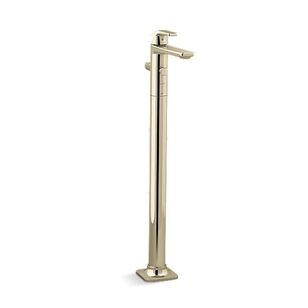 KALLISTA® Per Se® P24713-00-AF Bath Faucet, 1/2 in, NPT, 1-Hole Faucet, Brass, French Gold, 1-Handle, 10 gpm