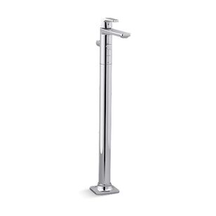 KALLISTA® Per Se® P24713-00-CP Bath Faucet, 1/2 in, NPT, 1-Hole Faucet, Brass, Chrome, 1-Handle, 10 gpm