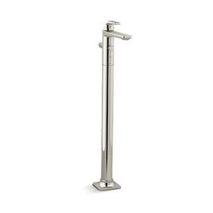 KALLISTA® Per Se® P24713-00-SN Bath Faucet, 1/2 in, NPT, 1-Hole Faucet, Brass, Polished Nickel, 1-Handle, 10 gpm