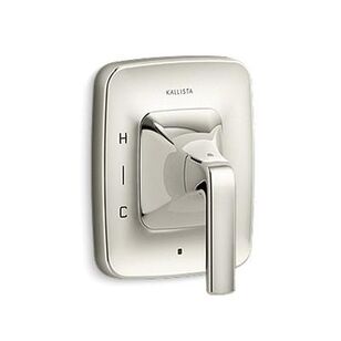 KALLISTA® Per Se® P24715-LV-SN Valve Trim, Lever Handle, Metal, Polished Nickel