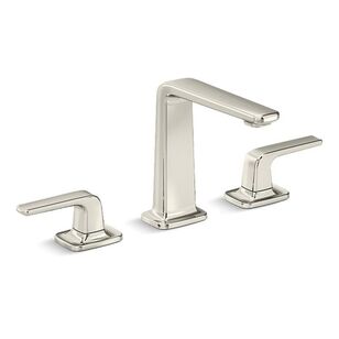 KALLISTA® Per Se® P24736-LV-SN Sink Faucet, 2-Handle, Widespread, Polished Nickel
