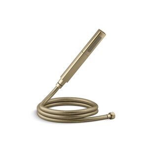 KALLISTA® P24761-00-BAF Soft Modern Dual-Function Handshower With Hose, Wide Coverage, Concentrated Spray, 1.75 gpm