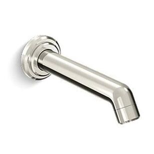KALLISTA® Pure Paletta® P24917-00-SN Wall-Mount Bath Spout, 1/2 in, NPT, Brass, Polished Nickel