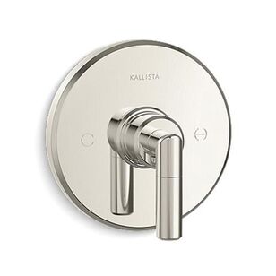 KALLISTA® Pure Paletta® P24925-LV-SN Valve Trim, Lever Handle, Brass, Polished Nickel
