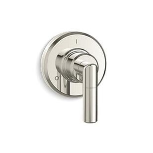 KALLISTA® Pure Paletta® P24927-LV-SN 2/3-Way Transfer Valve Trim, Lever Handle, Brass, Polished Nickel